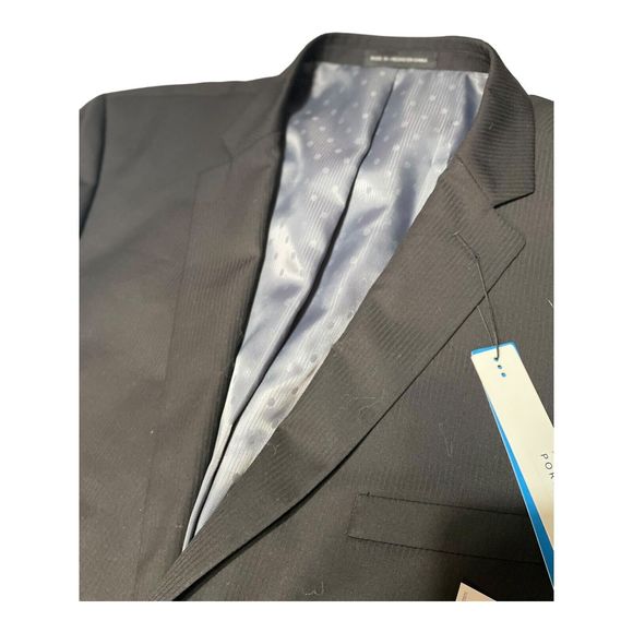 New With Tags Perry Ellis Portfolio Men's Blazer Suit Jacket 48R Slim MSRP $260 - Picture 6 of 16